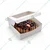 100 Pcs, 8 x 8 x 4 Inch 320GSM Duplex Cake Box for Cookies, Pastries, Mini Cakes, Donuts, Pie Slices