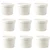 500 ml, White Disposable Paper Container with Lid for Salads, Soups, Desserts (Pack-50 Pcs)
