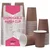 100 pcs 250ml Brown Paper Cups for Weddings, Birthdays and Holidays 