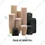 2000 Pcs, Premium 250ml Ripple Paper Cup With Black Lockable Sipper Lid for Coffee, Tea, Beverages Serving and Takeaway