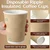 2000 Pcs, Premium 250ml Ripple Paper Cup With Black Lockable Sipper Lid for Coffee, Tea, Beverages Serving and Takeaway