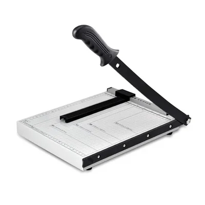 Dotpot 12 Inch A4 Steel Heavy Duty Professional Paper Cutter (Cutting Size A4, B5, A5, B6) (White)