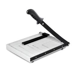 Dotpot 12 Inch A4 Steel Heavy Duty Professional Paper Cutter (Cutting Size A4, B5, A5, B6) (White)