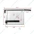 Dotpot 12 Inch A4 Steel Heavy Duty Professional Paper Cutter (Cutting Size A4, B5, A5, B6) (White)