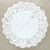 100 Pcs, 8.5 Inch White Lace Paper Doilies for Cake Decoration, Wedding & Party