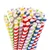 POCHEON 200 Pcs 8 Inch Disposable Paper Drinking Straws for Parties, Cocktails and Weddings