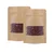25gm, 9 x 14cm Brown Reusable Kraft Paper Storage Pouch with Transparent Window for Micro Spices, Seeds & Salts(Pack-100)