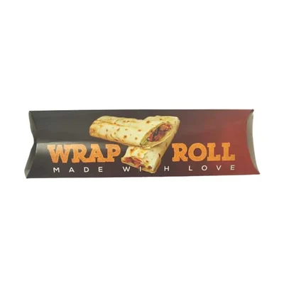 Printed Disposable Paper Shawarma Wrap Roll Box for Restaurants, Picnic and Outings(Pack-50 Pcs)