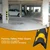 Minsales 1000 mm Parking Safety Pillar - Rubber, Corner Bounce Shape, With Yellow Reflective Tape