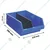 Aristo 380 x 320 x 170 mm 2 Pieces Verticle Partition Blue Industrial Plastic Bins ( Bin-100)