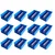 Avsar 170 x 115 x 75 mm FPO Blue Storage Bin with Verticle Partition, HDPE Material (Bin-5) - Pack Of 12