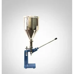 Manual Paste Filling Machine with 10 kg SS Hopper Capacity for Henna, Cosmetic Creams, Melted Butter and Chocolate etc.