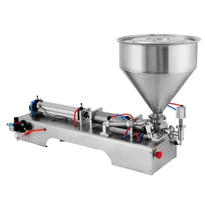 10-100ml Single Nozzle Pneumatic High Density Cream Filler Machine