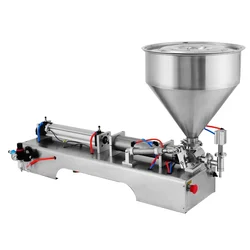 10-100ml Single Nozzle Pneumatic High Density Cream Filler Machine