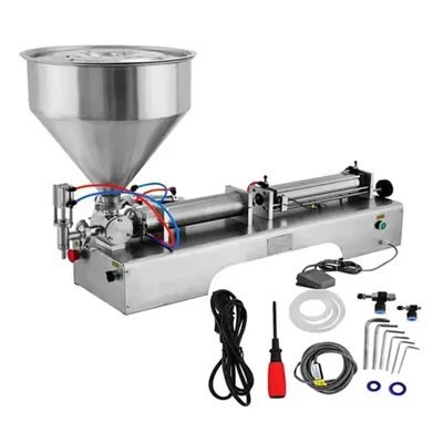 WP Single Nozzle Paste Filling Machine 100-1000 ml, Semi-Automatic