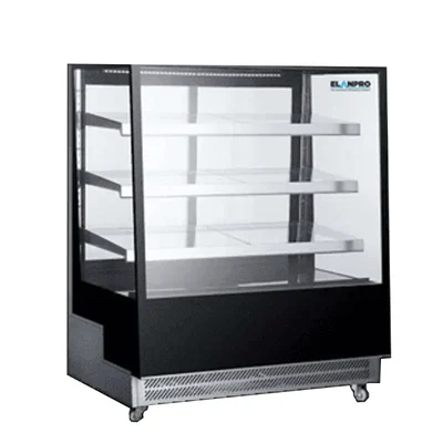 Elanpro EDC 501L Stainless Steel Pastry Showcase with 3 Shelves