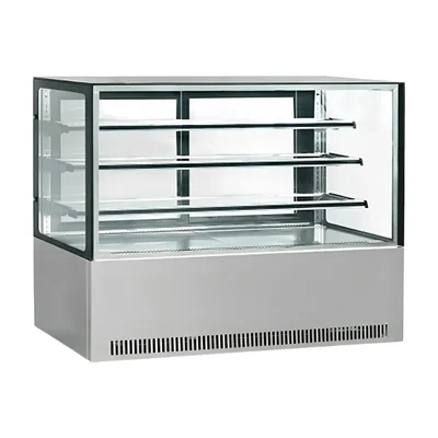 Elanpro EDC 900F3A Stainless Steel Confectionery Pastry Showcase