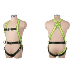 Payuh Full Body Safety Harness ISI Marked Premium Class P with with Lateral Positioning D-Rings and Shock Absorber
