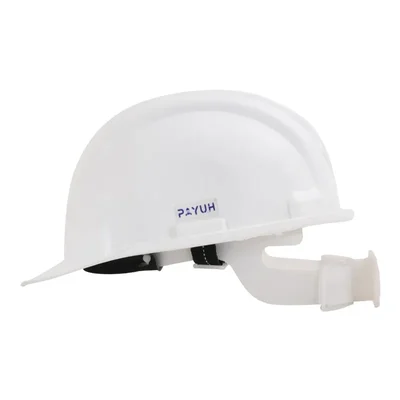 Payuh Ratchet Safety Helmet ISI Marked, White, 330g, Heavy Duty, Cradle Support with Cushioned Headband and Padded Suspension(Pack-1 pc)
