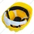 Payuh Ratchet Safety Helmet ISI Marked, Yellow, 330g, Heavy Duty, Cradle Support with Cushioned Headband and Padded Suspension(Pack-1 pc)