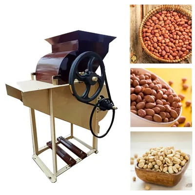 Heavy Duty Roasted Peanuts Skin Removing/Decorticator Machine with 1HP Motor
