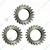 Pedal E-Rickshaw Motor Gear Pinion Steel 22 Teeth - 3 Piece Set