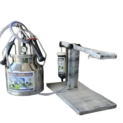 Pedal Operated Milking Machine With 15 Litres Stainless Steel Bucket