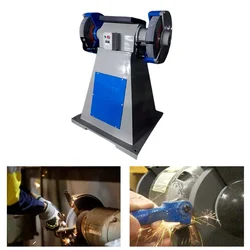 Pedestal Bench Grinder With 1 HP Motor & Grinding Wheels