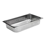 Malabar Stainless Steel Perforated Gn Pan 6mm Hole Pan, Perforated Gastronorm Pan (1/1 100mm)