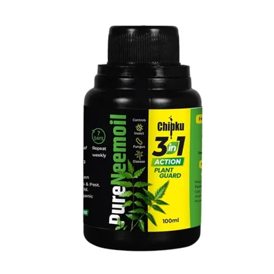 Chipku Pure Cold Pressed Water Soluble Neem Oil With Free Spray Gun Concentrate For Plants(Quantity-100 ml)