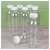 50 pcs, 250ml Clear PET  Bottle With White Sealable Cap for Smoothie, Milk, Juice Packaging