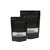500 gm, 16x23 cm Black Color Reusable Pet+Poly Stand Up Pouches With Transparent Window(Pack-50 Pcs)