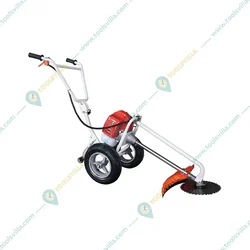 Greenleaf, 1.95HP, 2 Stroke, 52 cc Petrol Brush Cutter with Wheel