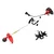 Sidepack Multi Crop Brush Cutter with Round Tiller Attachment, 2Stroke 52CC