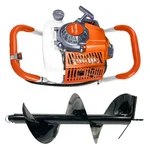 NCH H680, 68cc 2-Stroke Petrol Engine Earth Auger Machine With 12 Inch Drill Bit