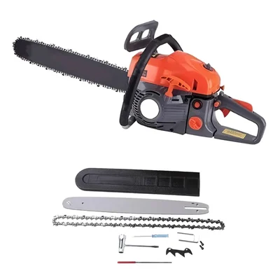 Heavy Duty 52-cc Petrol Chainsaw Machine | Wood Cutter | Tree Felling machine with 22 inch Guide Bar