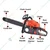 Heavy Duty 52-cc Petrol Chainsaw Machine | Wood Cutter | Tree Felling machine with 22 inch Guide Bar
