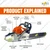 XLNT 58 CC Petrol Chainsaw With 18 Inch Guide Bar, XTGCS1158