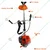 Heavy Duty Sidepack Multi Crop 4 stroke brush Cutter, 31 CC For Agriculture and Gardening Grass Cutting & Crop Cutting 