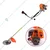 Heavy Duty Sidepack 4 Stroke 31 CC Multi Crop Brush Cutter | Grass Cutter With Round Tiller Attachment