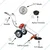 Greenleaf, 1.95HP, 2 Stroke, 52 cc Petrol Brush Cutter with Wheel