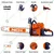 NCH H781, 68-cc Petrol Chainsaw Machine with 22 inch Guide Bar | 3.2 kw, 2-stroke Engine