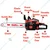 Canfly CF-6200, 62-cc, Petrol Chainsaw with 22 inch Guide Bar | Ideal for Cutting Tree, Logging Woods, and Gardening