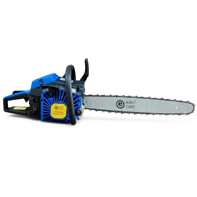 EAGRO 63CC 2-Stroke Petrol Chainsaw Machine 24 Inch Bar Heavy Duty for Efficient Cutting of Large Logs