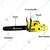Kisankraft AY-CSP-6222, 58-cc, Petrol Chainsaw with 22 inch Guide Bar | Ideal for Landscaping