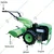 AIVA ITALY AV 740+ 9HP 4 Stroke Power Weeder with Back Rotary AIR Cooled Petrol Engine, Suitable for Weeding in All Types of Agriculture Crops