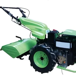 AIVA ITALY AV 740 9HP 4 Stroke Power Weeder with Back Rotary AIR Cooled Petrol Engine, Suitable for Weeding in All Types of Agriculture Crops