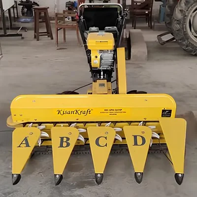 Kisankraft KK-SPR-1201P Self Propelled Reaper for Long Crop with 4 Stroke 5.6HP Petrol Engine