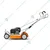 Stihl RM3RT, 166cc 4-Stroke Petrol Operated Munching Lawn Mower with 48 cm Cutting Width