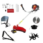 Sidepack Multi Crop Brush Cutter with Round Tiller Attachment, 2Stroke 52CC